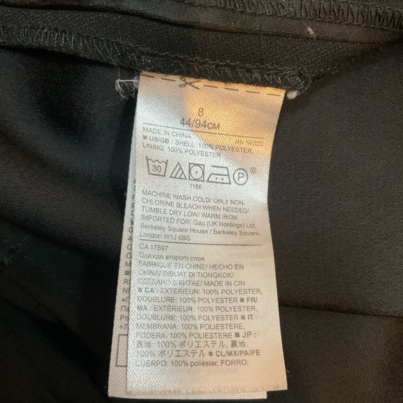 Banana Republic Women’s Tuxedo Jumpsuit Black Casual or Formal Size 8 - Picture 9 of 16